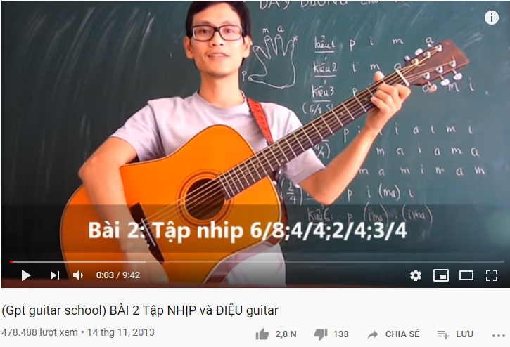 Gia sư dạy guitar tại nhà uy tín nhất tại Hà Nội
